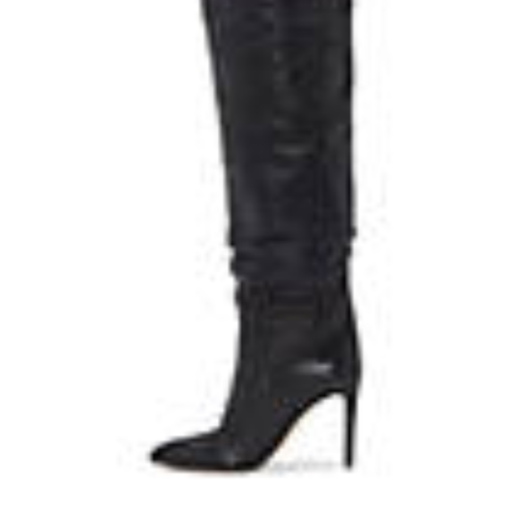 kashiana leather scrunch over the knee boots